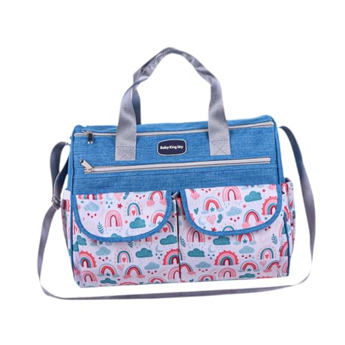 Sharplace Wickeltasche für Mama, leicht, großes Fassungsvermögen, multifunktional, mit Schultergurt, wasserdicht, Reisetasche für Mama, Blue L Sharplace Wickeltasche für Mama, leicht, großes Fassungsvermögen, multifunktional, mit Schultergurt, wasserdicht, Reisetasche für Mama, Blue L von Sharplace