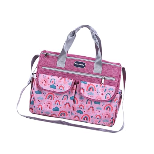 Sharplace Wickeltasche für Mama, leicht, großes Fassungsvermögen, multifunktional, mit Schultergurt, wasserdicht, Reisetasche für Mama, Red L Sharplace Wickeltasche für Mama, leicht, großes Fassungsvermögen, multifunktional, mit Schultergurt, wasserdicht, Reisetasche für Mama, Red L von Sharplace