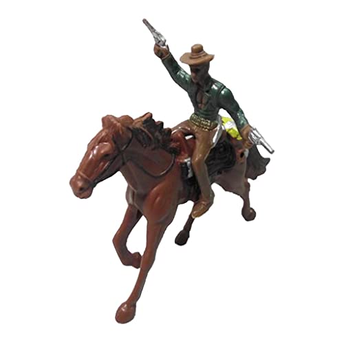 Sharplace Wilder Westen Cowboy auf Pferd Actionfiguren Kinder Spielzeug Dekoration von Sharplace