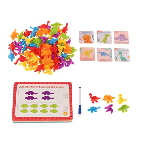 Sharplace Zählen Spiele 89pcs Spiel und Tiere Frühen Lernen Zählen Grundlegende Bildung, Spielzeug, Dinosaurier Thema von Sharplace