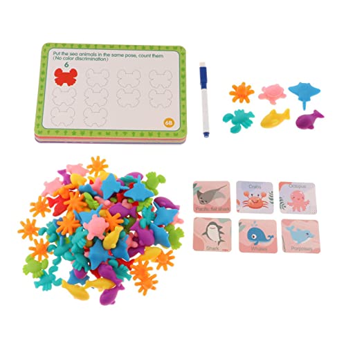 Sharplace Zählen Spiele 89pcs Spiel und Tiere Frühen Lernen Zählen Grundlegende Bildung, Spielzeug, Marine Leben Thema von Sharplace
