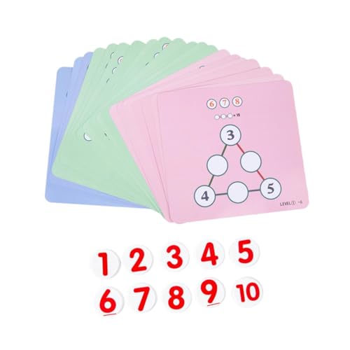 Sharplace Zahlenarray -Spiel, arithmetisches Puzzlespiel, Kinder logische Puzzle -Mathematik -Trainingsaktivitäten, Bildungsspielzeug für Klassenzimmer von Sharplace