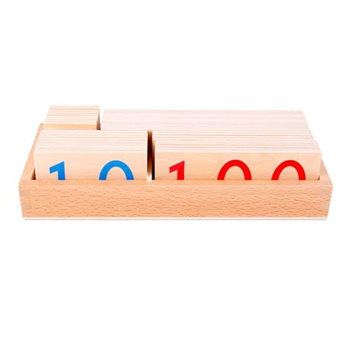 Sharplace Zahlenkarten aus Holz mit Box, Zahlenblock-Spielzeug, grundlegendes Mathe-Spiel, Kindergarten-Kindertag, Montessori-Mathe-Manipulationsspielzeug Sharplace Zahlenkarten aus Holz mit Box, Zahlenblock-Spielzeug, grundlegendes Mathe-Spiel, Kindergarten-Kindertag, Montessori-Mathe-Manipulationsspielzeug von Sharplace
