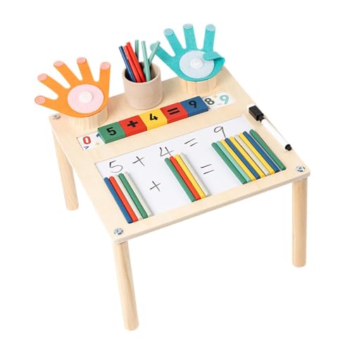 Sharplace Zahlenspielzeug für, Lernspielzeug aus, Feinmotorik-Zubehör, Mathe-Manipulative mit Tisch für Jungen und Mädchen, für Zuhause und drinnen von Sharplace