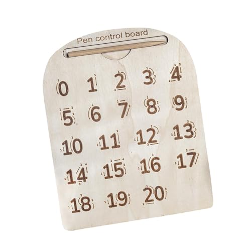Sharplace Zeichenbrett, Übungsbrett, Puzzle mit Bleistift, Vorschul-Lernen, doppelseitiges Übungsbrett für Kinder, B von Sharplace