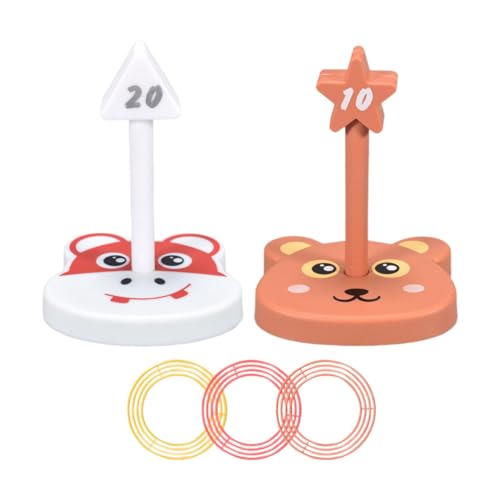 Sharplace Zwinge-Spiel, Puzzle-Spielzeug, interaktives Spielzeug, Montessori-Hand-Auge-Koordination, Ringe, Wurfspiele, Lasso-Wurfspiel für Kinder, und von Sharplace