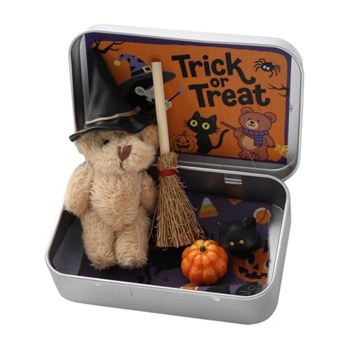 Sharplace in einer Schachtel, Mini-Plüsch, Süßes oder Saures, Geschenk-Ornamente für, Cartoon, süßes Plüschtier, Khaki von Sharplace
