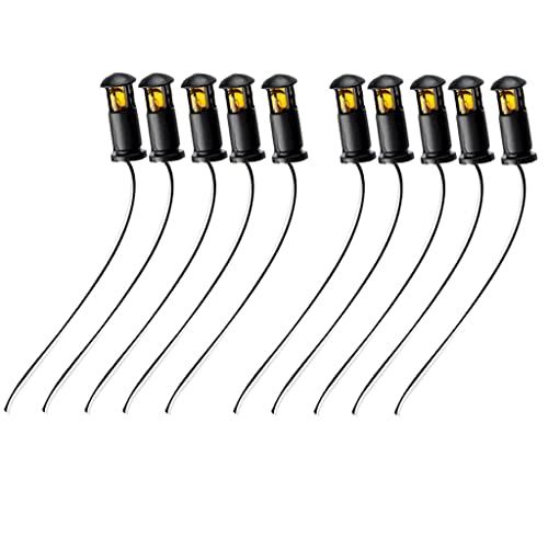 Unbekannt 10 Stücke Lampen Straßenlampe mit Draht für Eisenbahn Modellbahn Unbekannt 10 Stücke Lampen Straßenlampe mit Draht für Eisenbahn Modellbahn von Sharplace