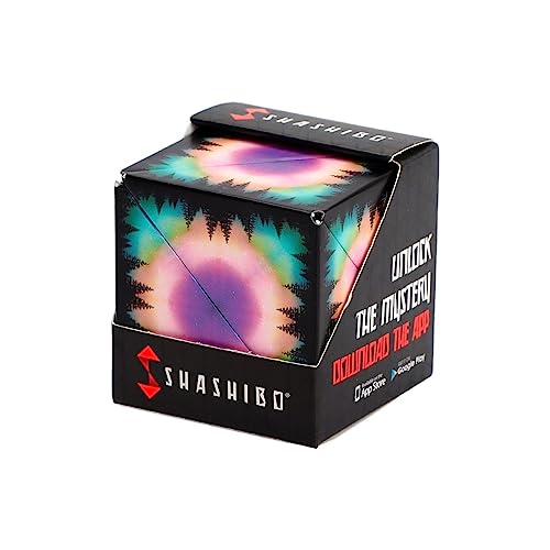 SHASHIBO Formwechsel-Box – Preisgekrönter, patentierter Zappelwürfel mit 36 Seltenerdmagneten – lässt Sich in über 70 Formen verwandeln (Moon) von Shashibo