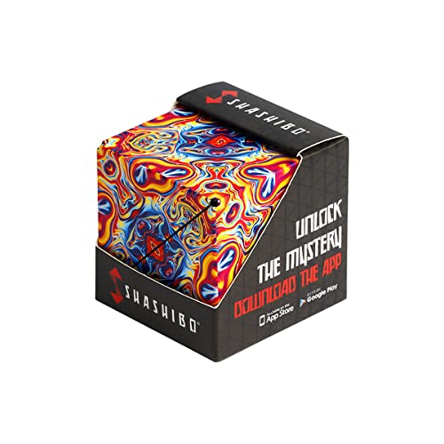 SHASHIBO Formwechsel Zauberwürfel - Preisgekrönt, Patentiert - Anti Stress Spielzeug – 36 Seltenerdmagnete - 3D Infinity Cube - Shashibo Magnetwürfel in Über 70 Formen Verwandelbar (Spaced Out) von Shashibo