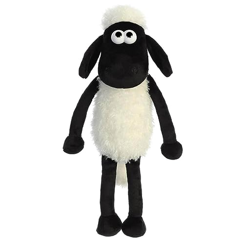 Shaun the Sheep 61174 Cuddly Plush Toy, Black and White, 12in, Suitable for Adults and Kids von Shaun the Sheep