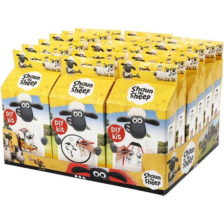 Tischdisplay mit Materialset-Sortiment, 18 Set/ 1 Pck von Shaun the Sheep