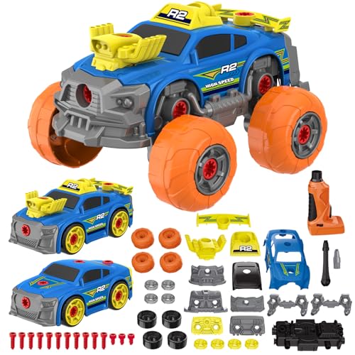 Shawe 3-in-1 Zerlegbares Auto Spielzeug, 46 Teilig Rennauto Bauset mit Elektrische Bohrmaschine DIY Spielzeugautos Lernspiele Kinderspielzeug Geschenk für Kinder Jungen Mädchen ab 3 4 5 6 7 8 Jahre Shawe 3-in-1 Zerlegbares Auto Spielzeug, 46 Teilig Rennauto Bauset mit Elektrische Bohrmaschine DIY Spielzeugautos Lernspiele Kinderspielzeug Geschenk für Kinder Jungen Mädchen ab 3 4 5 6 7 8 Jahre von Shawe