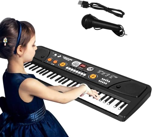 Shayson 61 Tasten Keyboard für Kinder ab 6 7 8 9 10 11 12 Jahren, Elektronische Klavier mit Mikrofon, Einführendes Musiktraining Für Anfänger, Musikalische Ausbildung, Kinder Geschenk Jungen Mädchen Shayson 61 Tasten Keyboard für Kinder ab 6 7 8 9 10 11 12 Jahren, Elektronische Klavier mit Mikrofon, Einführendes Musiktraining Für Anfänger, Musikalische Ausbildung, Kinder Geschenk Jungen Mädchen von Shayson