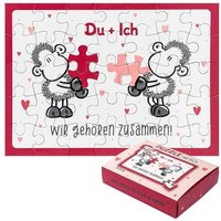 'Du + Ich' (Puzzle) von Sheepworld AG