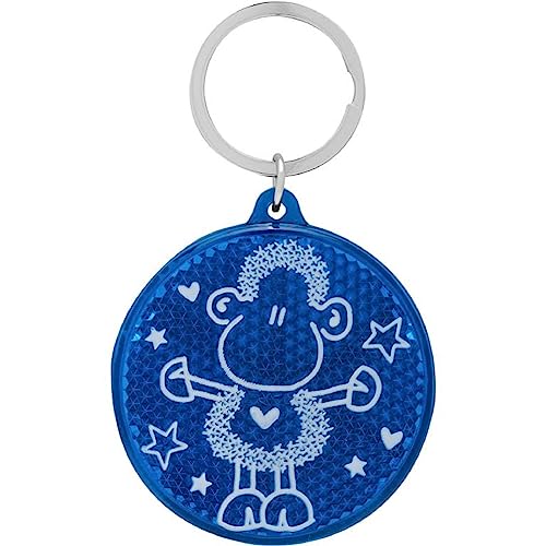 Sheepworld, Gruss und Co - 48286 - Anhänger, Reflektor, Schaf, Dein Cooler Schulweg-Begleiter, rund, 5,5cm, mit Metallring Sheepworld, Gruss und Co - 48286 - Anhänger, Reflektor, Schaf, Dein Cooler Schulweg-Begleiter, rund, 5,5cm, mit Metallring von Sheepworld