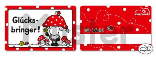 Sheepworld, Pocketcard Nr. 8, Glücksbringer Sheepworld, Pocketcard Nr. 8, Glücksbringer von Sheepworld