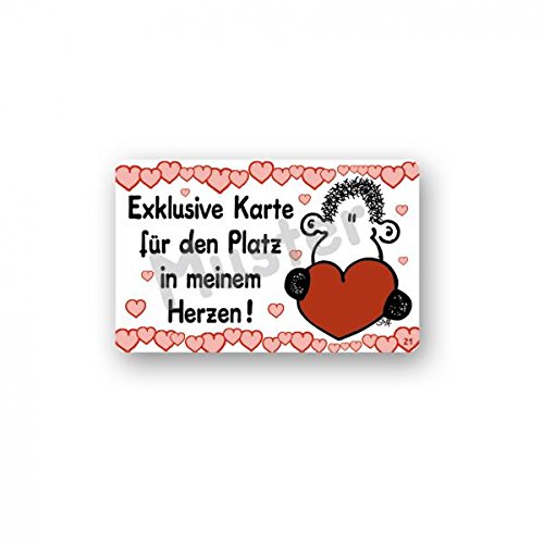 Sheepworld - 57021 - Pocketcard, Exklusive Karte für den Platz in Meinem Herzen!, PVC Sheepworld - 57021 - Pocketcard, Exklusive Karte für den Platz in Meinem Herzen!, PVC von Sheepworld
