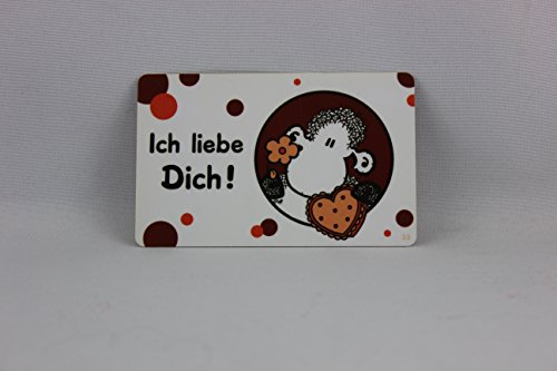 Sheepworld - 57043 - Pocketcard Nr. 33, Schaf, Ich liebe Dich!, PVC von Sheepworld