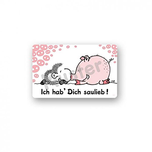 Sheepworld - 57046 - Pocketcard Nr. 36, Schaf, Ich hab Dich saulieb , PVC von Sheepworld