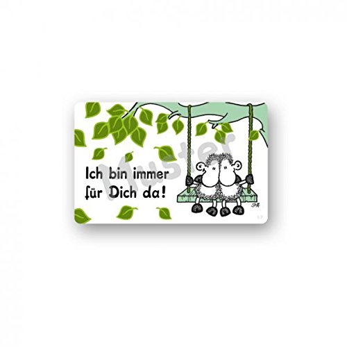 Sheepworld - 57057 - Pocketcard, Ich Bin Immer für Dich da!, PVC Sheepworld - 57057 - Pocketcard, Ich Bin Immer für Dich da!, PVC von Sheepworld