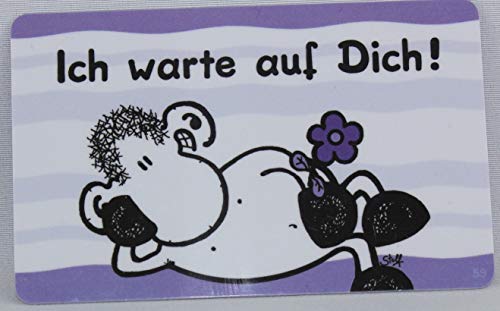 Sheepworld - 57069 - Pocketcard, Ich warte auf Dich!, PVC von Sheepworld