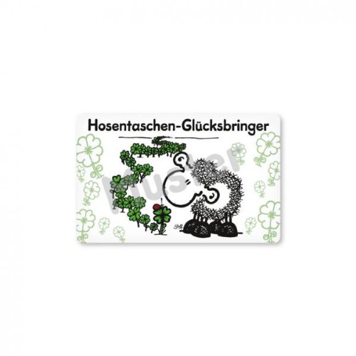 Sheepworld - 57084 - Pocketcard, Hosentaschen-Glücksbringer, PVC von Sheepworld