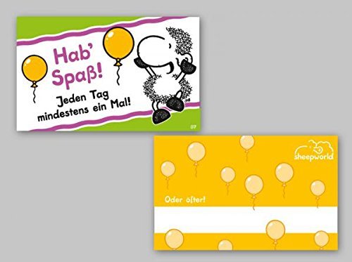 Sheepworld - 57170 - Pocketcard, Hab´SpaߴJeden Tag mindestens EIN Mal!, PVC von Sheepworld