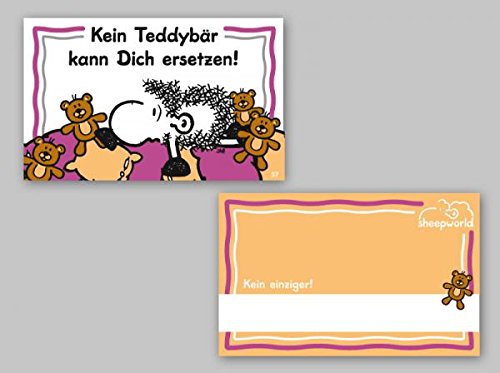 Sheepworld - 57176 - Pocketcard, Kein Teddybär kann Dich ersetzen!, PVC Sheepworld - 57176 - Pocketcard, Kein Teddybär kann Dich ersetzen!, PVC von Sheepworld