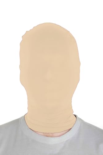 Sheface Herren und Damen Spandex Halloween Cosplay Maske Party Full Cover Hood Kostüm Maske (Nude) von Sheface