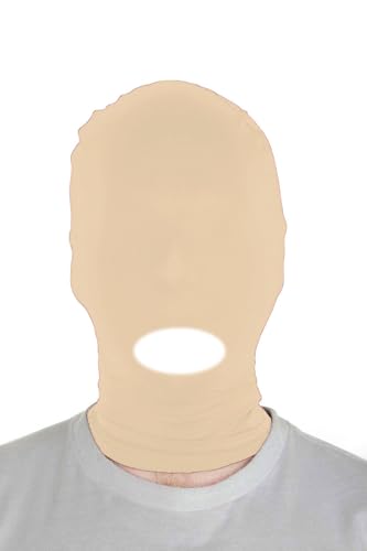 Sheface Herren und Damen Spandex Open Mouth Hood Maske für Halloween Cosplay Kostüm von Sheface