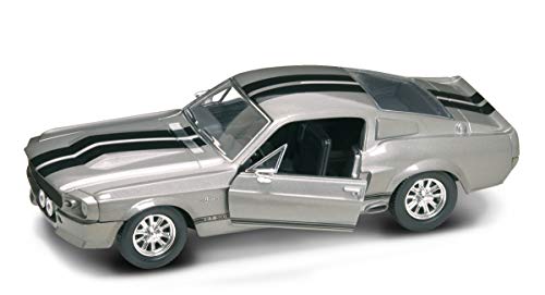 Shelby GT500 Eleanor, met.-grau/schwarz, 1967, Modellauto, Fertigmodell, Yat Ming 1:24 von Shelby