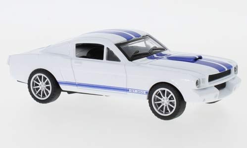 Shelby Mustang GT350, Weiss/blau, 1965, Modellauto, Fertigmodell, Collectibles 1:43 von Shelby