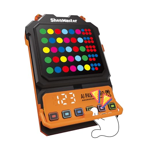 Crack the Code-Elektronisches Mastermind-Spiel, Gehirn-Teaser-Code-Breaker mit lustiger Klemme, 1, 2, 3, 4, 5 + Multiplayer für Kinder und Erwachsene, Logikgeschenk für Jungen und Mädchen, Reisespiele von ShenMaster