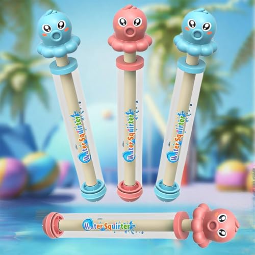 4 Stück Feuerwerk Wasserpistole Spielzeug,Romantisches Feuerwerk Wasserpistole für Paare,Feuerwerk Wasserpistole Wasserspritze Spielzeug,Waters Fun Pool Spielzeug für Strand und Spielplatz von Shengruili