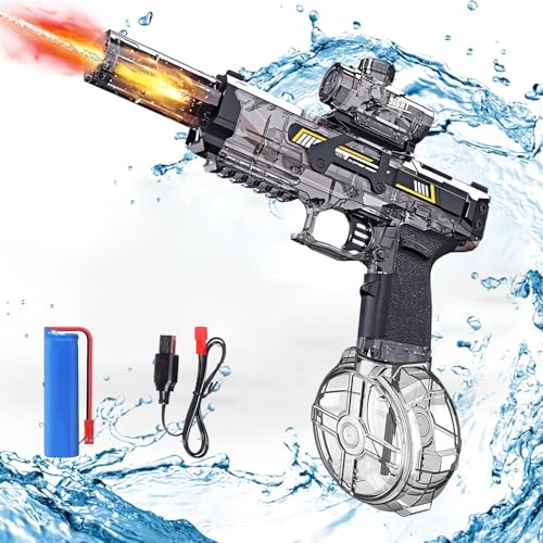 Elektrische Wasserpistole,Automatische Wasserspritzpistole für Erwachsene Kinder,Große Kapazität Kinder Wasserpistole Elektrisch,Spritzpistolen Spielzeug für Sommer Pool Strand Elektrische Wasserpistole,Automatische Wasserspritzpistole für Erwachsene Kinder,Große Kapazität Kinder Wasserpistole Elektrisch,Spritzpistolen Spielzeug für Sommer Pool Strand von Shengruili