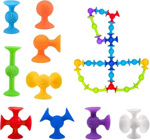 Saugnapf Spielzeug,33 Stück Montessori Badewannenspielzeug,Darts Sucker,Sucker Toy,Sauger Spielzeug,Silikon Bausteine Spielzeug,Reise Spielzeug,Montessori Spielzeug ab 3 Jahre Saugnapf Spielzeug,33 Stück Montessori Badewannenspielzeug,Darts Sucker,Sucker Toy,Sauger Spielzeug,Silikon Bausteine Spielzeug,Reise Spielzeug,Montessori Spielzeug ab 3 Jahre von Shengruili