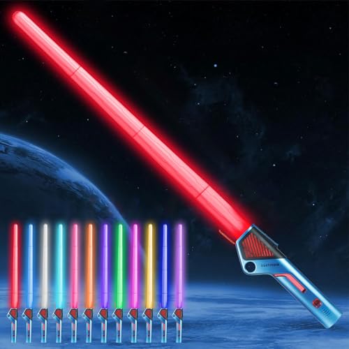 Shengruili Laserschwert Kinder,Duell Lichtschwerter,2 in 1 Lichtschwert,RGB 12 Farben Lichtschwerter,Smooth Swing USB Wiederaufladbare Laserschwert,Cosplay Spielzeug für Kinder Geschenk Shengruili Laserschwert Kinder,Duell Lichtschwerter,2 in 1 Lichtschwert,RGB 12 Farben Lichtschwerter,Smooth Swing USB Wiederaufladbare Laserschwert,Cosplay Spielzeug für Kinder Geschenk von Shengruili