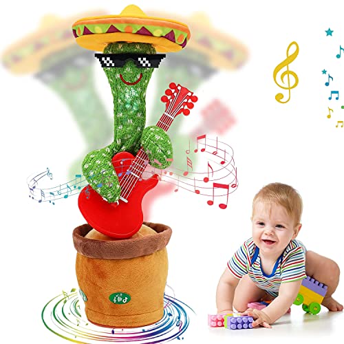 Shengruili Sprechender Kaktus Plüschtier - Tanzender und Aufnehmender Kuscheltier, Lernen zu Sprechen Plüsch Puppe, Spielzeug Shengruili Sprechender Kaktus Plüschtier - Tanzender und Aufnehmender Kuscheltier, Lernen zu Sprechen Plüsch Puppe, Spielzeug von Shengruili