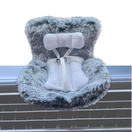 Auto-Dekorationen, niedlicher Autositz für Puppen mit weichem pelzigem Kissen, Auto-Lüftungsschlitz-Dekoration, Sofa-dekorative Ornamente für Desktop-Display Auto-Dekorationen, niedlicher Autositz für Puppen mit weichem pelzigem Kissen, Auto-Lüftungsschlitz-Dekoration, Sofa-dekorative Ornamente für Desktop-Display von Shenrongtong