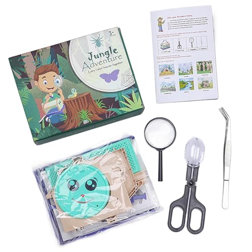 Fly Catching Kit, Kids Nature Exploring Kit | Science Outdoor Nature Camping Fly Catching Kit - Pädagogische lustige sichere Spielzeuge Beobachtung Container zum Geburtstag Neujahr von Shenrongtong