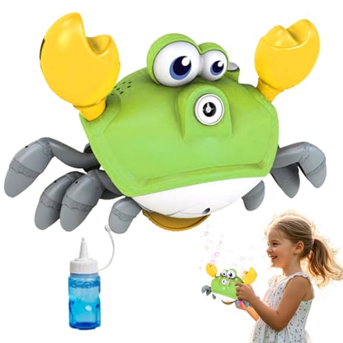 Kinder Seifenblasenmaschine - Bunter Tänzender Seifenblasenautomat,Interaktive Seifenblasenmaschine Mit Licht Und Musik Für Draußen von Shenrongtong