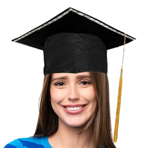 Shenrongtong Abschlusshut Für Erwachsene,LED-Hut Für Erwachsene Mit Thermotransfer-Design | Kopfschmuck Mit Quasten, Partydekoration, Abschlussfeier Zubehör Für Mottoparty, Schule, Uni, Abitur & Shenrongtong Abschlusshut Für Erwachsene,LED-Hut Für Erwachsene Mit Thermotransfer-Design | Kopfschmuck Mit Quasten, Partydekoration, Abschlussfeier Zubehör Für Mottoparty, Schule, Uni, Abitur & von Shenrongtong