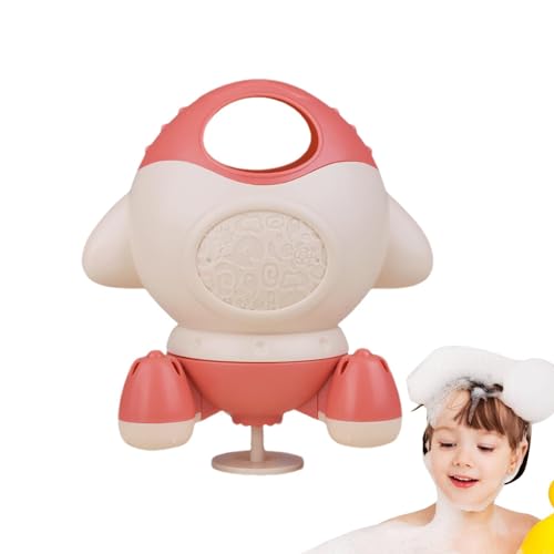 Shenrongtong Badespielzeug für Kleinkinder, Rakete Wasserspielzeug | Cartoon-Weltraumrakete-Badewannenspielzeug, rotierendes Spray,Sommer-Wasserspielzeug für Kleinkinder, interaktives von Shenrongtong