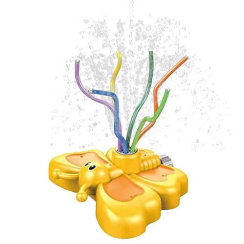 Shenrongtong Cartoon-Schmetterlingssprinkler, Gartensprinkler, Wassersprühspielzeug | Cartoon Schmetterling Rotation Wassersprühspielzeug für Kinder zum Spielen im Freien - Cartoon spritzendes von Shenrongtong