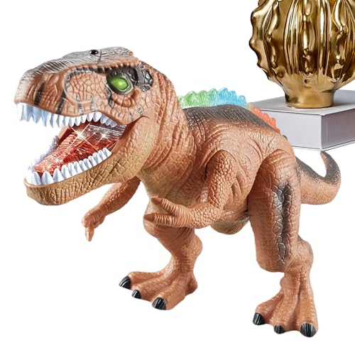 Shenrongtong Dinosaurier Fernbedienung Spielzeug - Fernbedienung Dinosaurier Mit Licht & Sprühfunktion & Echtem Brüllen | Realistische Elektronische RC-Figur Für Mädchen Kinder Geburtstag Weihnachten von Shenrongtong