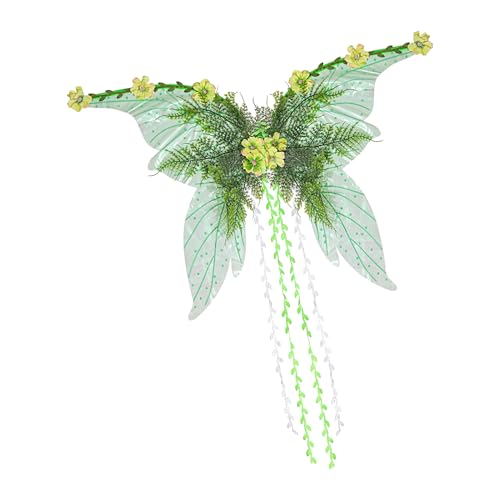 Shenrongtong Feenflügel | Feenkostüm Für Damen,Festival- Und Party-Zubehör Für Pride Bühnenauftritte Cosplay Garten-Partys Halloween Und Weihnachtsmarkt Shenrongtong Feenflügel | Feenkostüm Für Damen,Festival- Und Party-Zubehör Für Pride Bühnenauftritte Cosplay Garten-Partys Halloween Und Weihnachtsmarkt von Shenrongtong