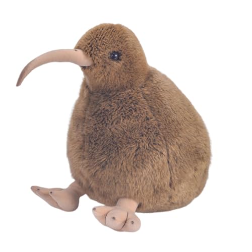 Shenrongtong Gefülltes Kiwi-Vogelspielzeug - Weiches, kuscheliges Kiwi-Vogelspielzeug,Bequemes Plüschtier in Kiwi-Vogelform, Geschenk für Kinder, Mädchen, Jungen zu Geburtstagen und besonderen von Shenrongtong