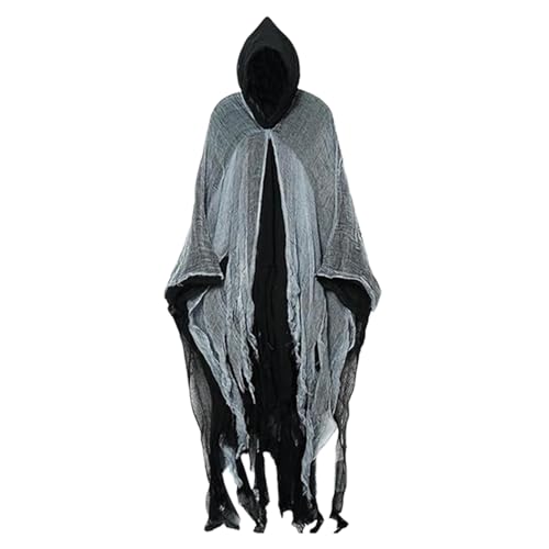 Shenrongtong Gruseliger mittelalterlicher Umhang, mittelalterliches Umhangkostüm,Erwachsene Männer Cosplay Halloween Mittelalterlicher Umhang - Horror-Atmosphäre, saisonale Mode, klassisches von Shenrongtong