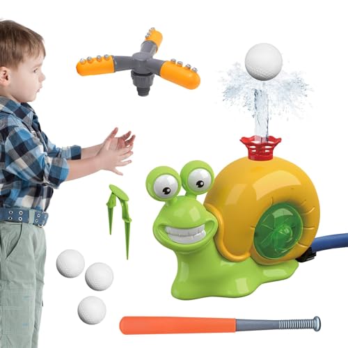 Shenrongtong Hinterhof-Flugzeug-Sprinkler-Spielzeug, lustiges Sommer-Wasserspielzeug für den Hinterhof,Schlagfestes Sprinklerspielzeug - Pools und Wasserspielzeug mit Auslaufschutz für den von Shenrongtong